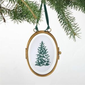 Brass and Glass Oval Frame Ornament - Hearth & Hand™ with Magnolia
